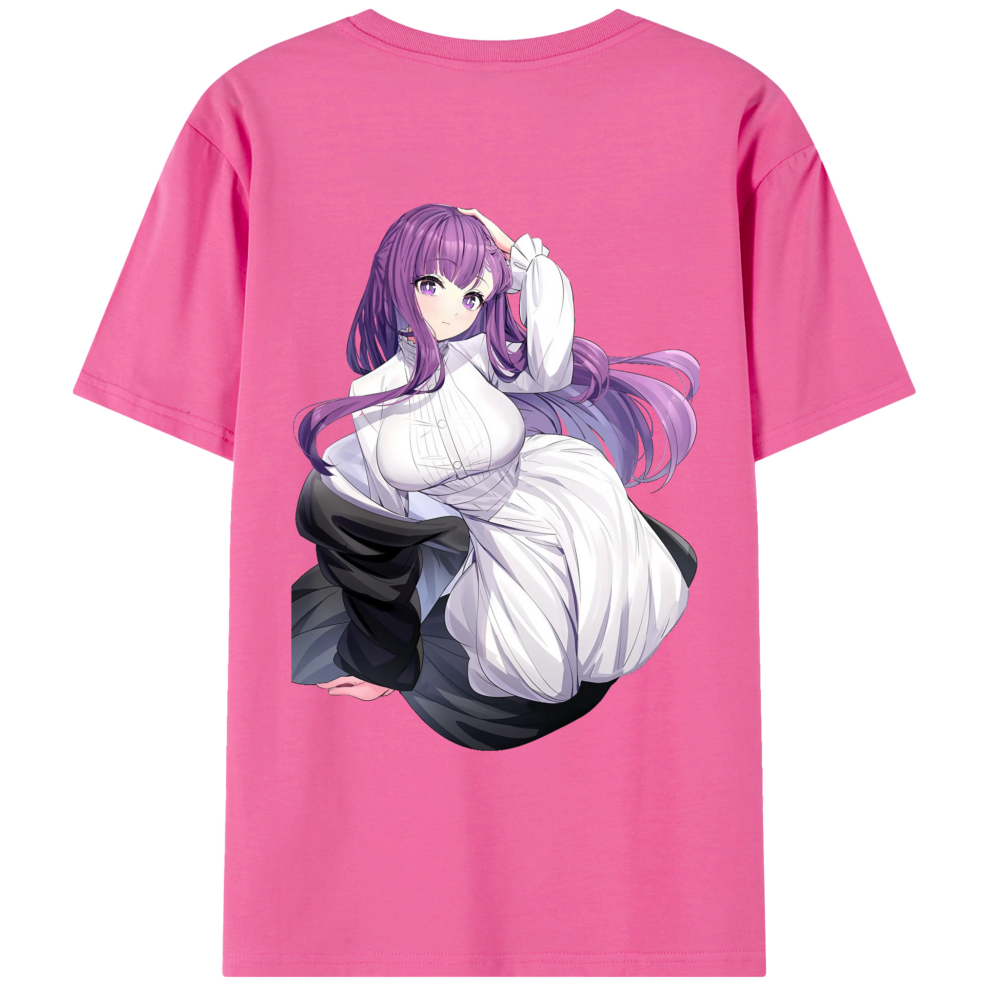 （画像用） 葬送のフリーレン Frieren レディース半袖Tシャツ(バックプリント)